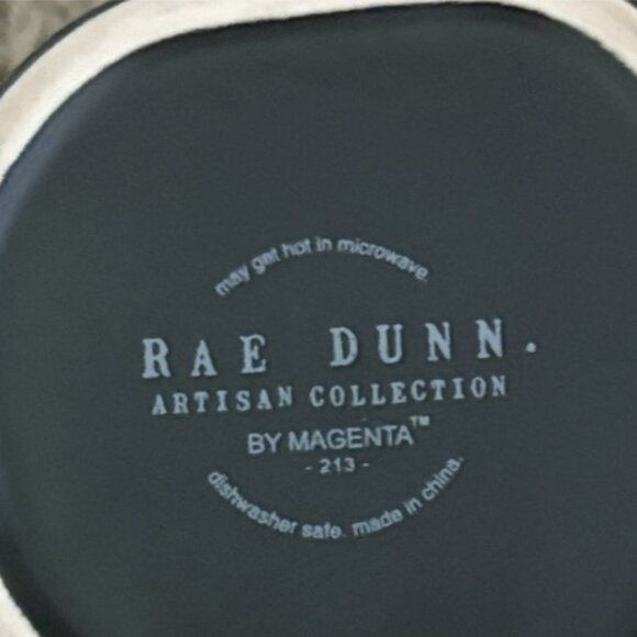 Rae Dunn 'HELLO' Artisan Collection by Magenta Matte Black  Mug 18 oz - Picture 3 of 5